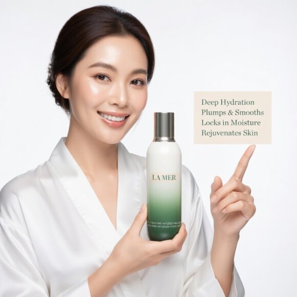 La Mer Hydrating Infusion Serum 4.2oz Deep Moisture Face Treatment - Picture 4 of 4